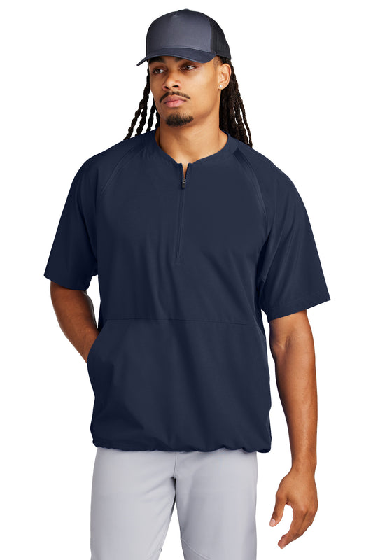 Sport-Tek Repeat 1/2-Zip Short Sleeve Jacket JST489 True Navy