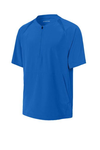 Sport-Tek Repeat 1/2-Zip Short Sleeve Jacket JST489 True Royal