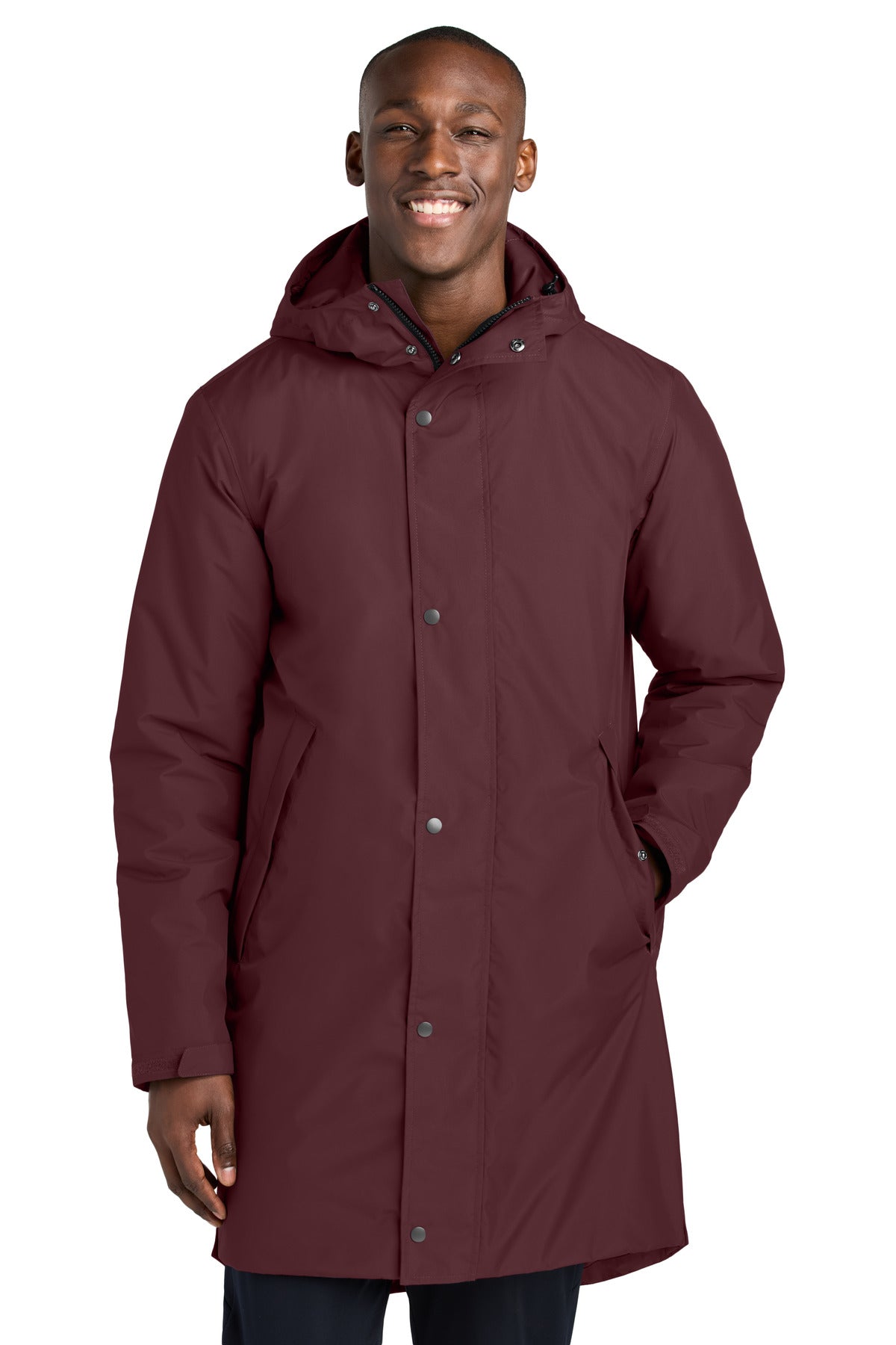 Sport-Tek Waterproof Insulated Sideline Parka JST55 Maroon