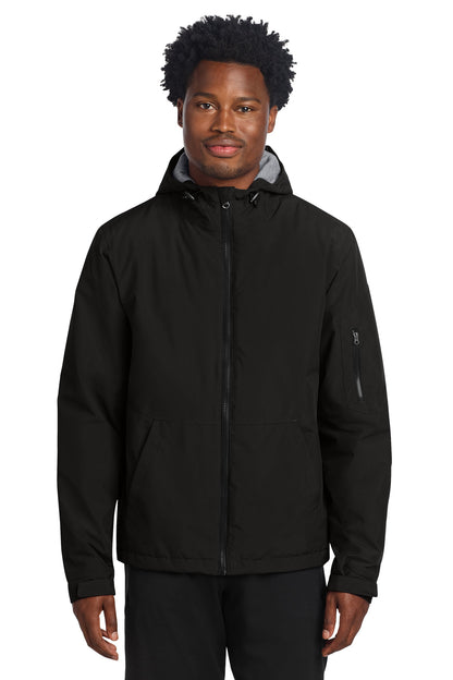 Sport-Tek Waterproof Insulated Jacket JST56 Black
