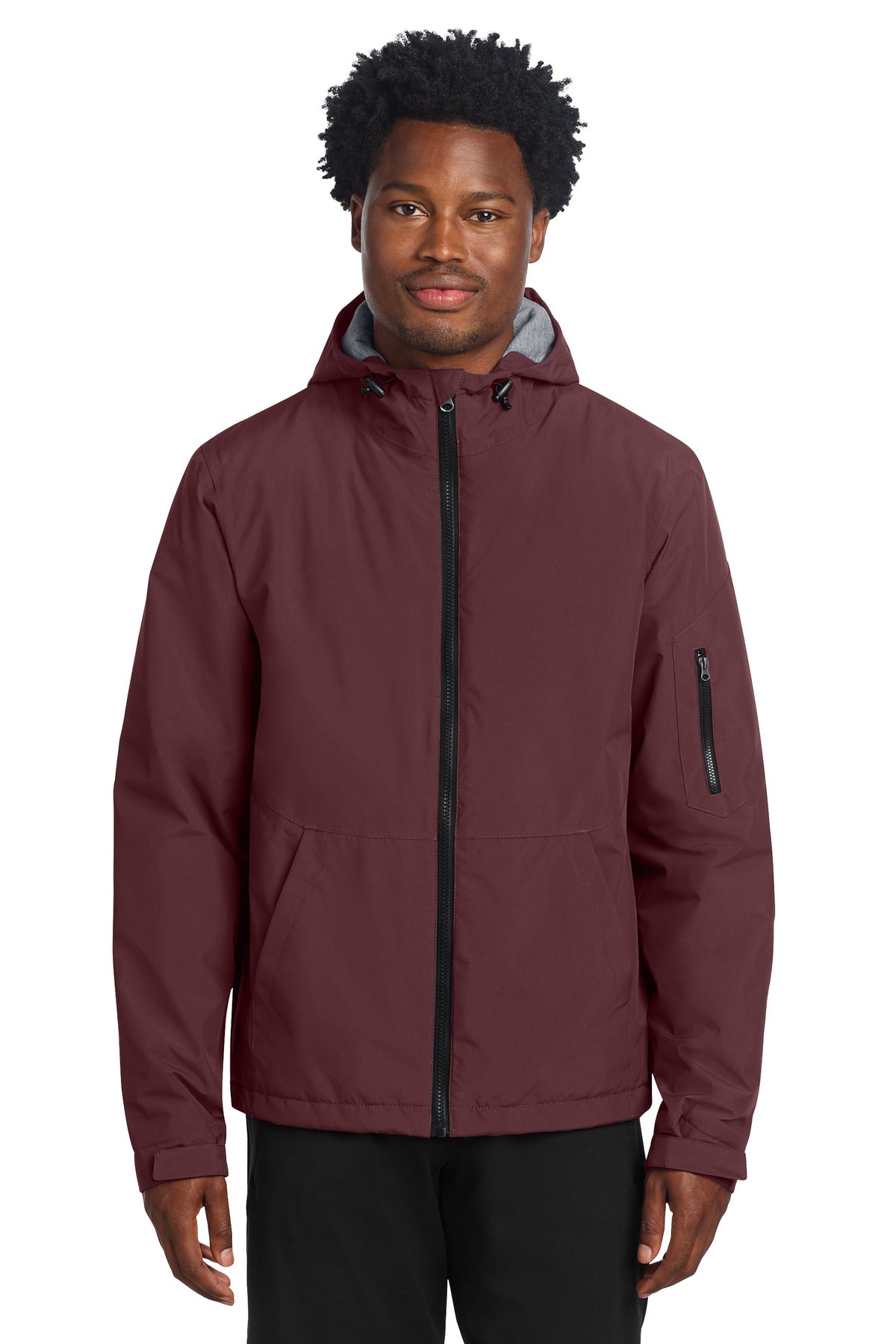 Sport-Tek Waterproof Insulated Jacket JST56 Maroon