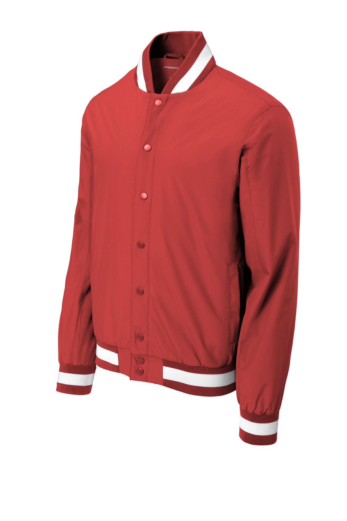 Sport-Tek Insulated Varsity Jacket JST58 Deep Red