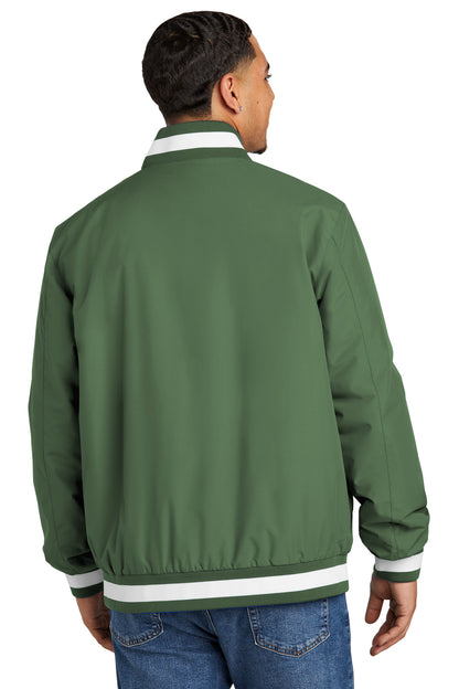 Sport-Tek Insulated Varsity Jacket JST58 Forest Green