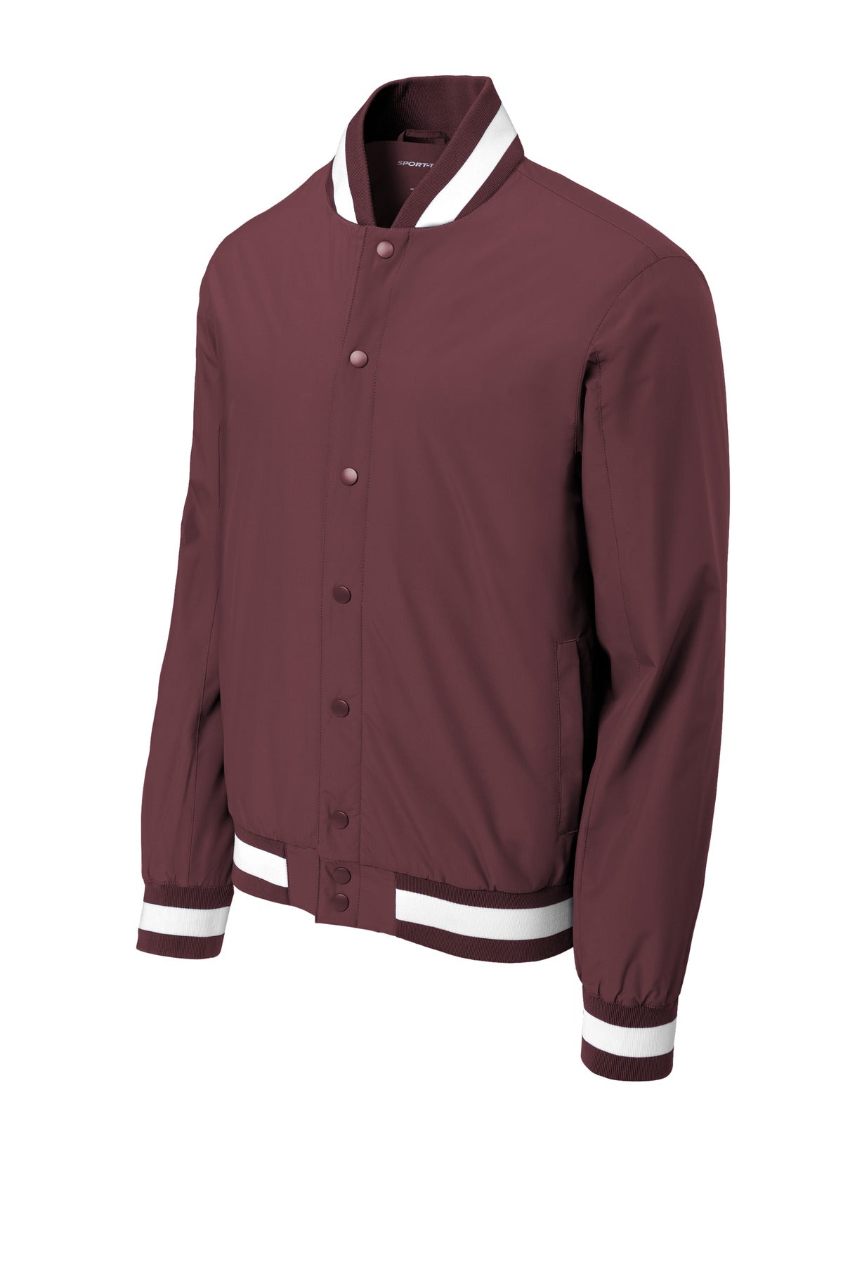 Sport-Tek Insulated Varsity Jacket JST58 Maroon