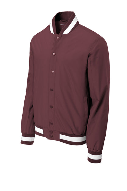 Sport-Tek Insulated Varsity Jacket JST58 Maroon