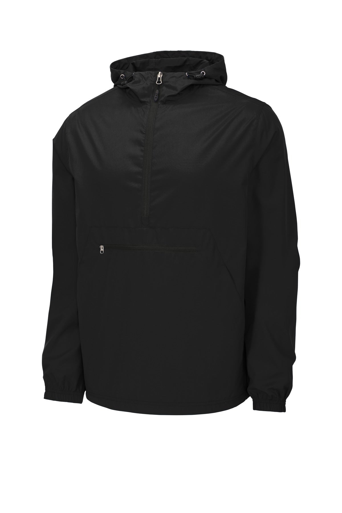 Sport-Tek  Packable Anorak. JST66 Black