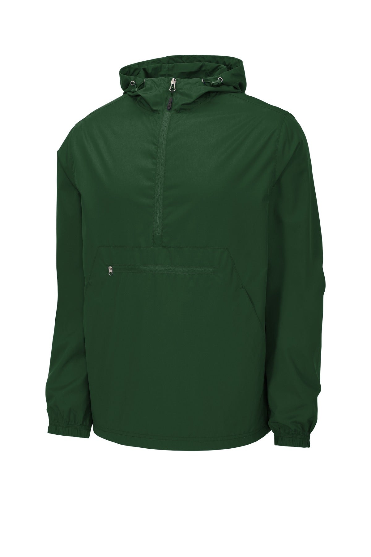 Sport-Tek  Packable Anorak. JST66 Forest Green