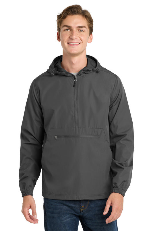 Sport-Tek Packable Anorak JST66 Graphite