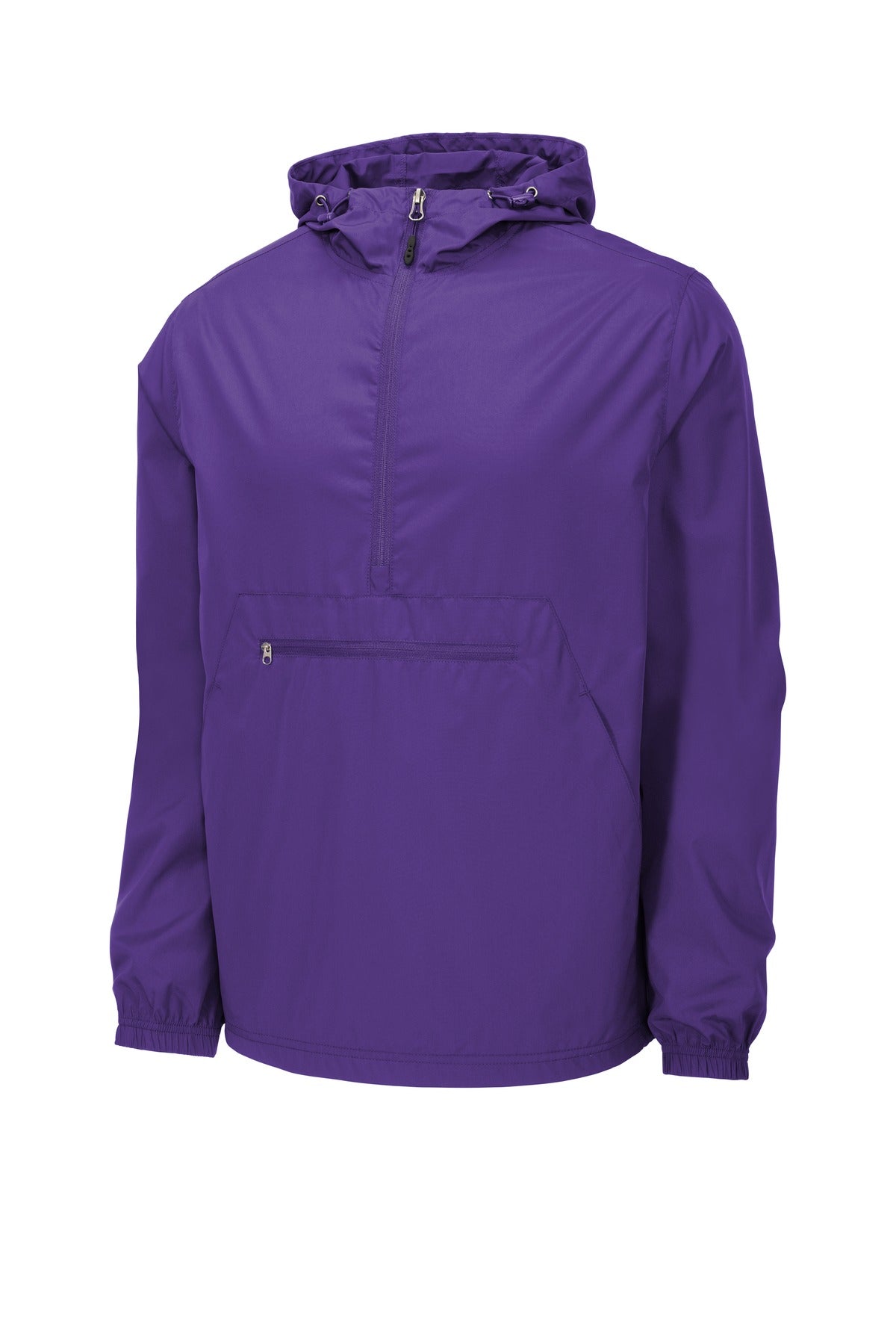 Sport-Tek  Packable Anorak. JST66 Purple
