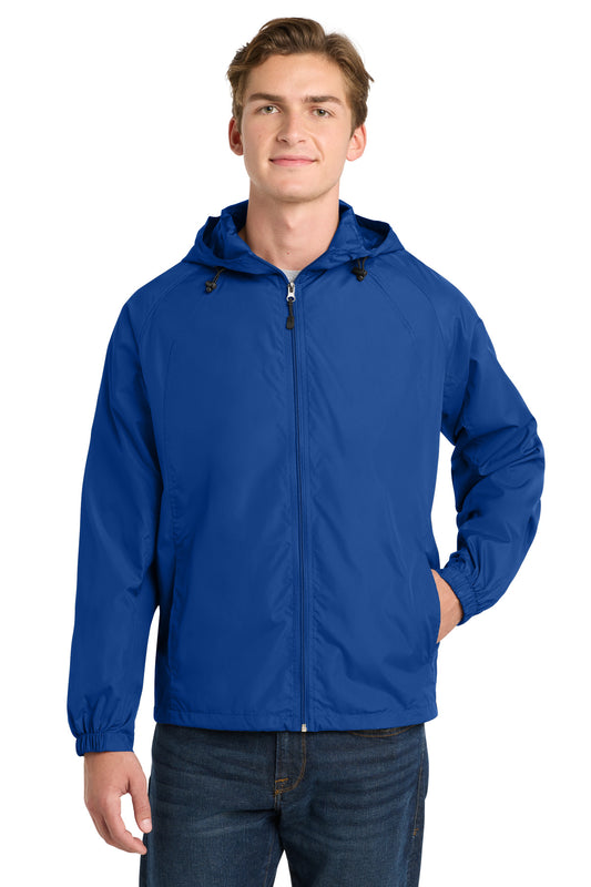 Sport-Tek Hooded Raglan Jacket JST73 True Royal