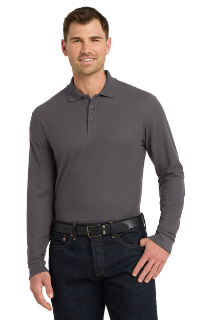 Port Authority Long Sleeve Core Classic Pique Polo