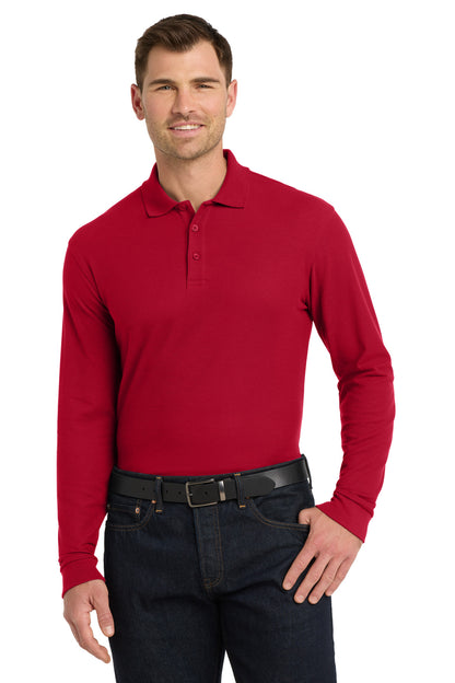 Port Authority Long Sleeve Core Classic Pique Polo