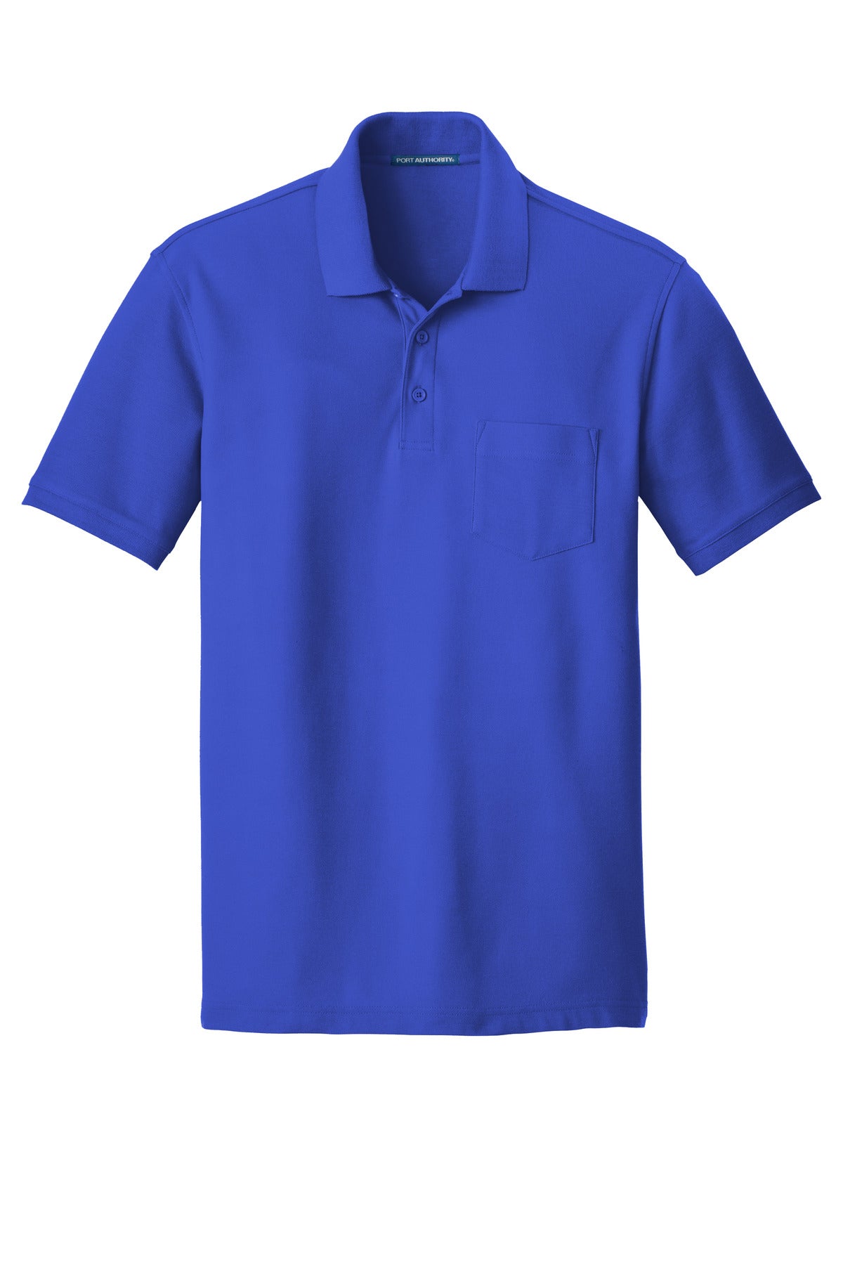 Port Authority Core Classic Pique Pocket Polo K100P True Royal