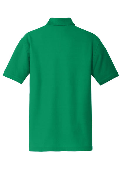 Port Authority Core Classic Pique Polo. K100 Bright Kelly Green
