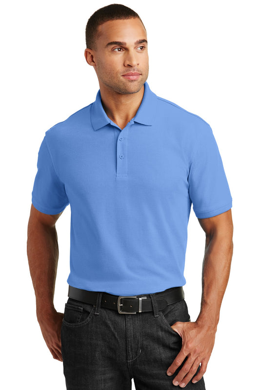 Port Authority Core Classic Pique Polo. K100 Carolina Blue