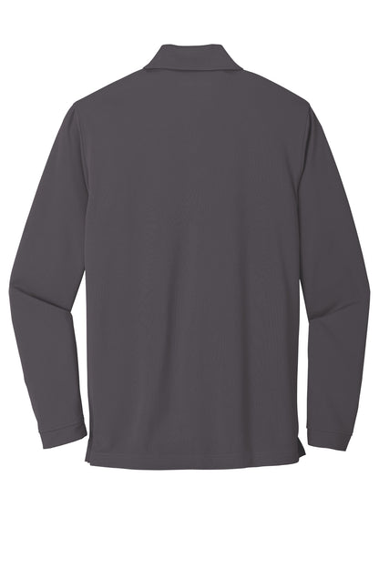 Port Authority Dry Zone UV Micro-Mesh Long Sleeve Polo K110LS Graphite