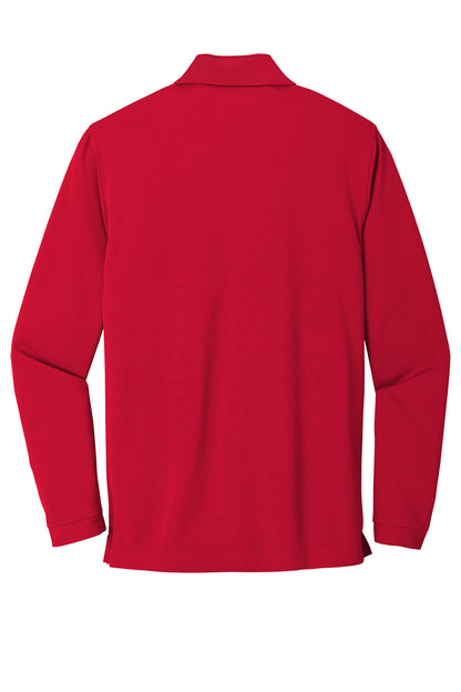 Port Authority Dry Zone UV Micro-Mesh Long Sleeve Polo K110LS Rich Red