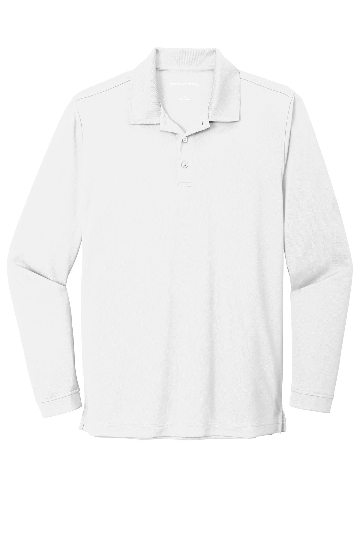 Port Authority Dry Zone UV Micro-Mesh Long Sleeve Polo image 3