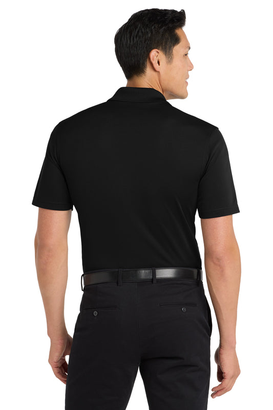 Port Authority Dry Zone UV Micro-Mesh Pocket Polo. K110P Deep Black