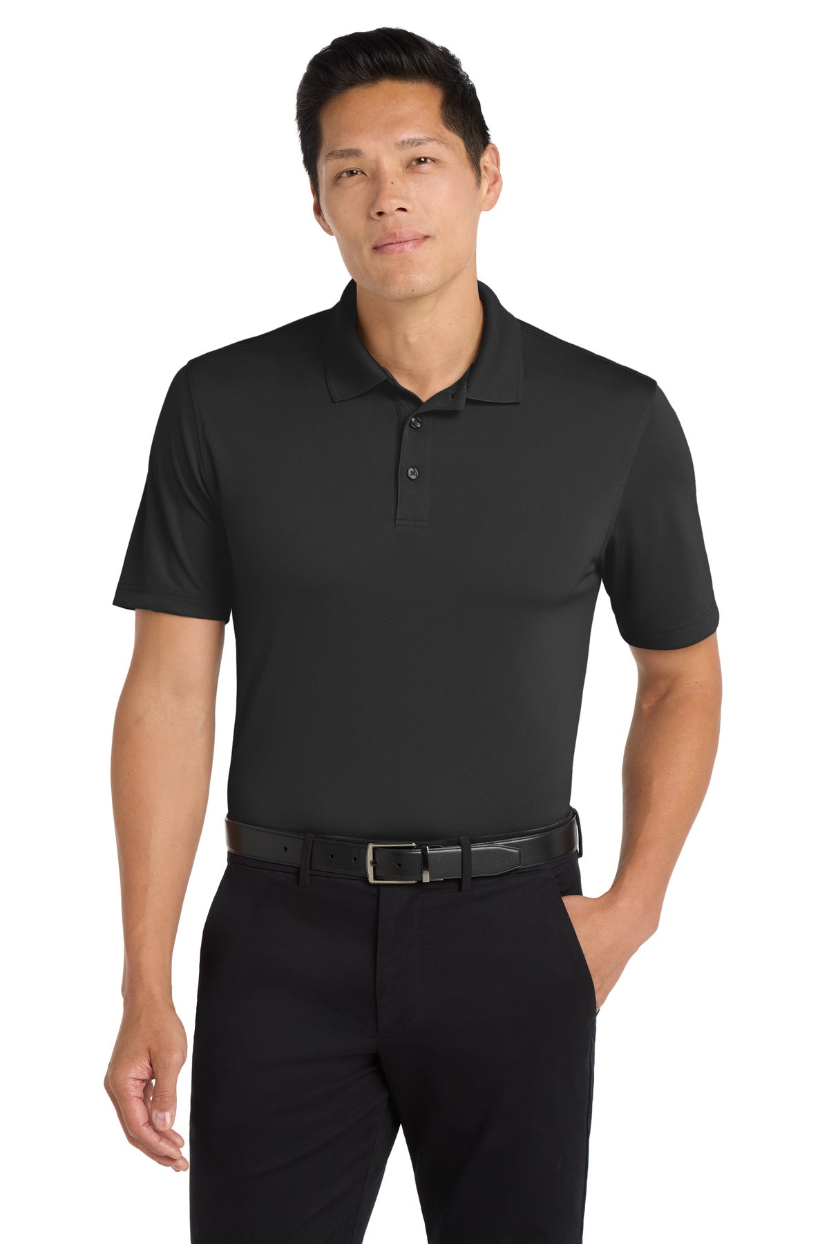 Port Authority Dry Zone UV Micro-Mesh Polo. K110 Deep Black