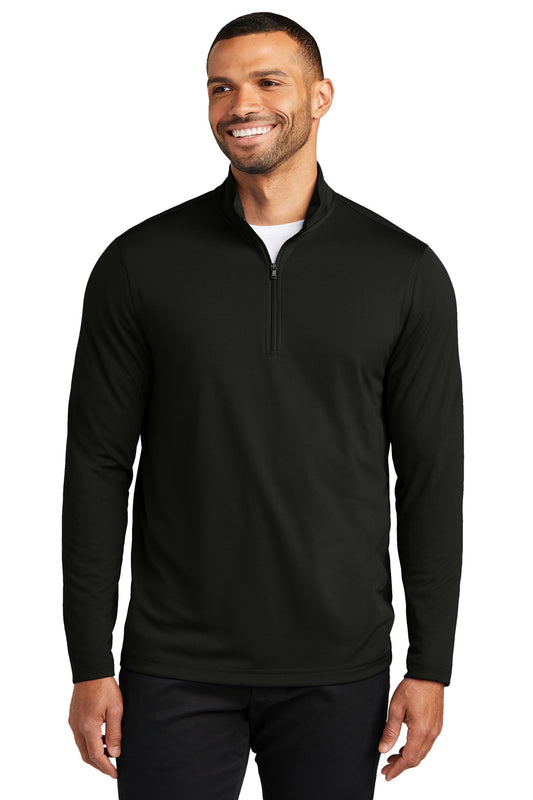 Port Authority Dry Zone UV Micro-Mesh 1/4-Zip K112 Deep Black