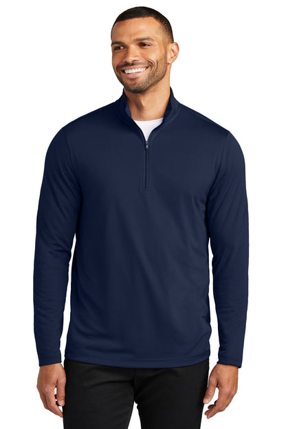 Port Authority Dry Zone UV Micro-Mesh 1/4-Zip K112 River Blue Navy