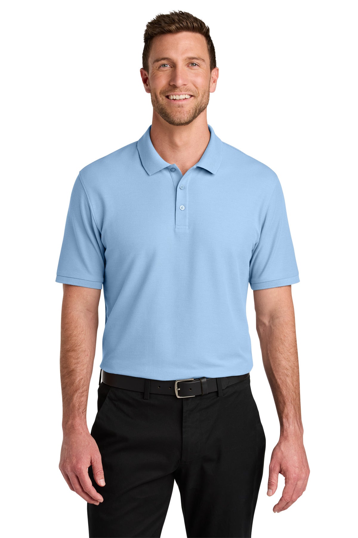 Port Authority Wearever Signature Pique Polo K200 Cloud Blue