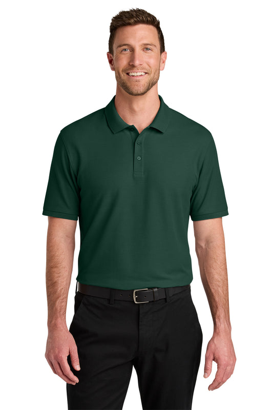Port Authority Wearever Signature Pique Polo K200 Dark Green