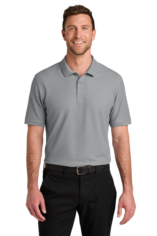 Port Authority Wearever Signature Pique Polo K200 Gusty Grey