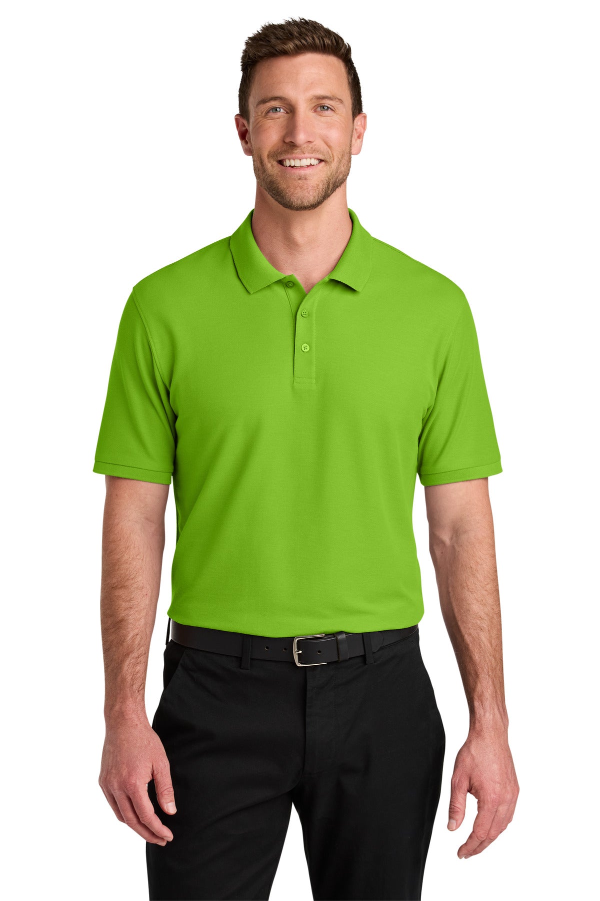 Port Authority Wearever Signature Pique Polo K200 Lime