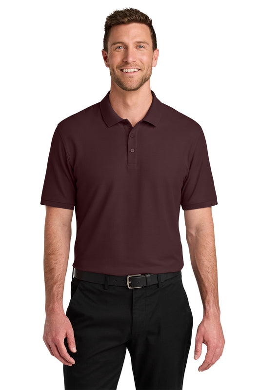 Port Authority Wearever Signature Pique Polo K200 Maroon