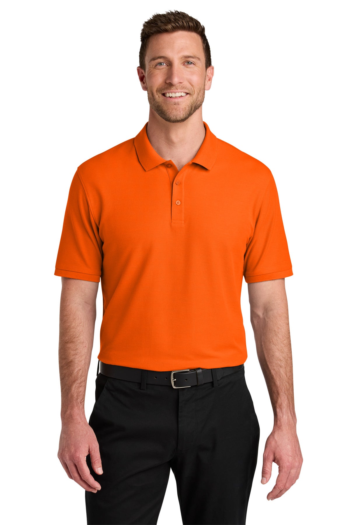 Port Authority Wearever Signature Pique Polo K200 Neon Orange