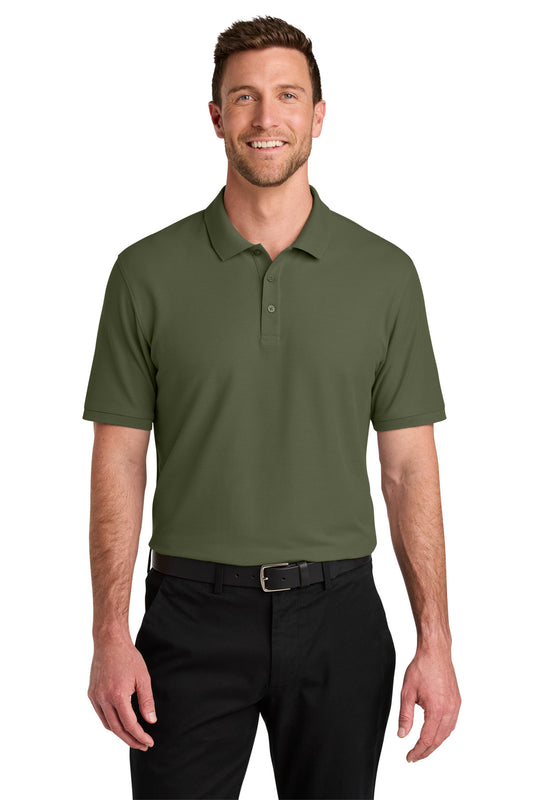 Port Authority Wearever Signature Pique Polo K200 Olive Drab Green
