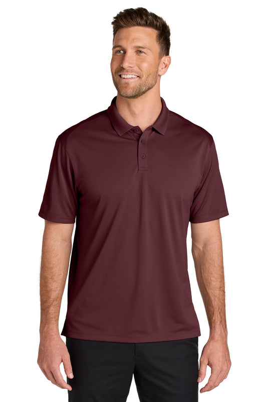Port Authority Wearever Performance Pique Polo K240 Burgundy