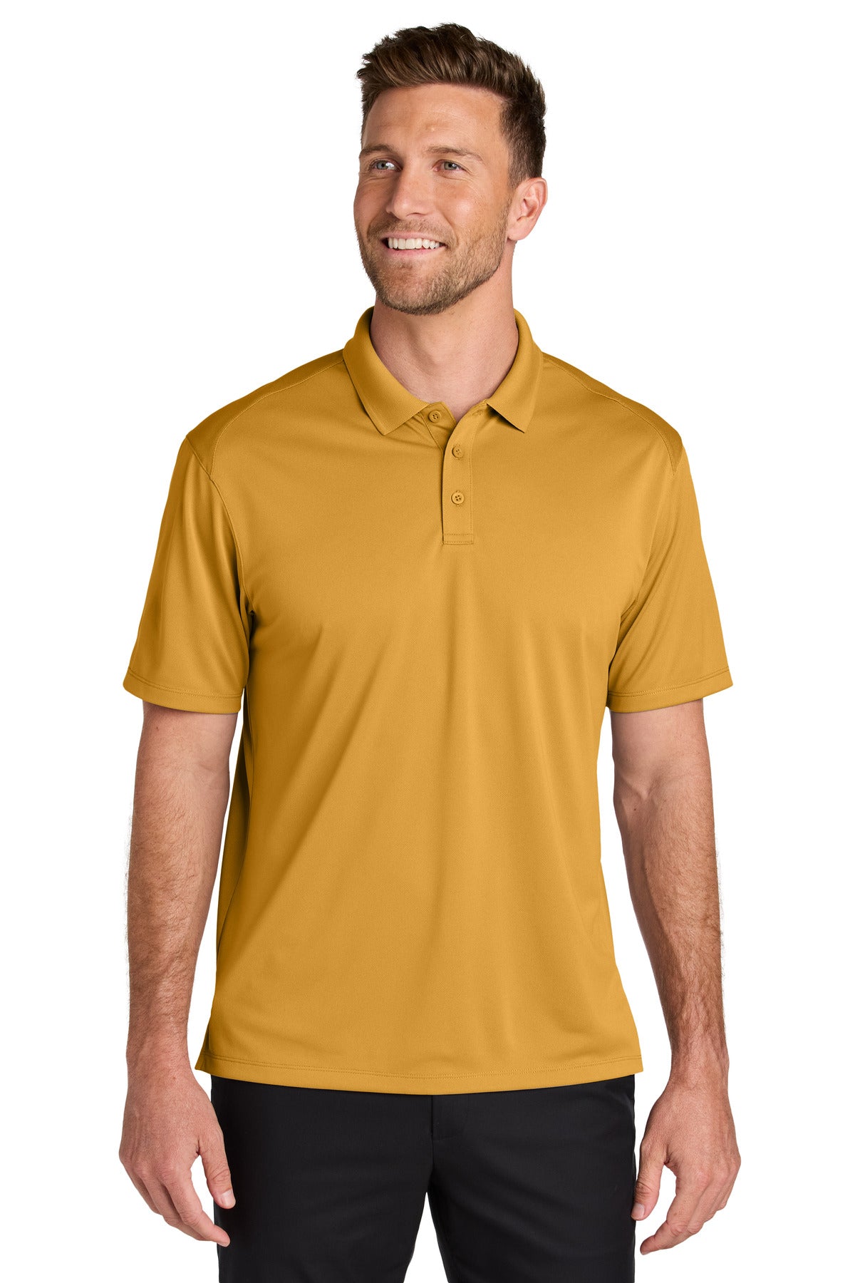 Port Authority Wearever Performance Pique Polo K240 Gold