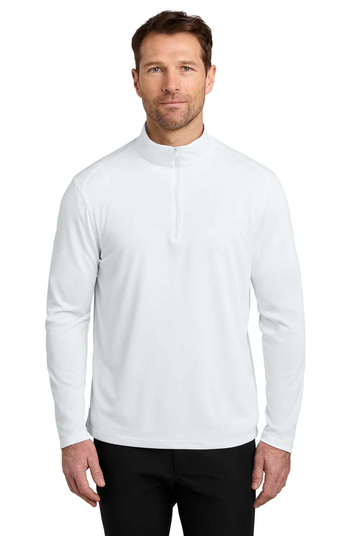 Port Authority Wearever Performance Pique 1/4-Zip K241 White