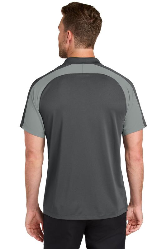Port Authority Wearever Performance Pique Colorblock Polo K247 Storm Grey/ Gusty Grey