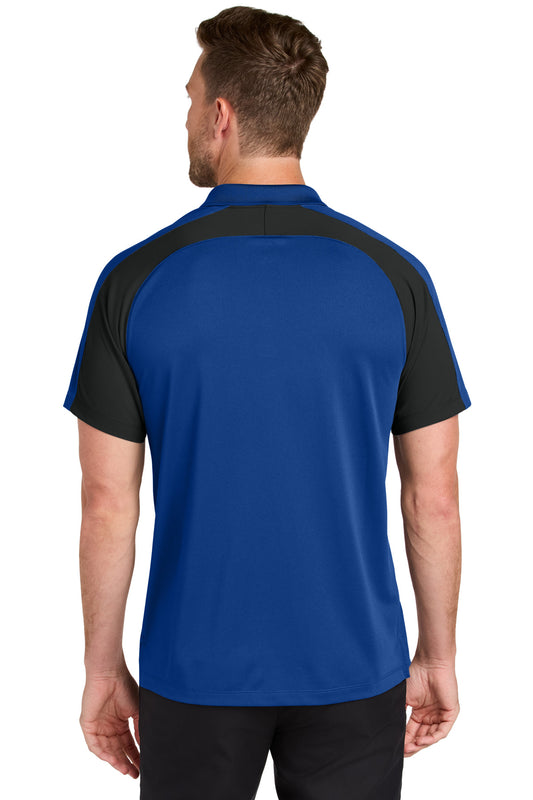 Port Authority Wearever Performance Pique Colorblock Polo K247 True Royal/ Black