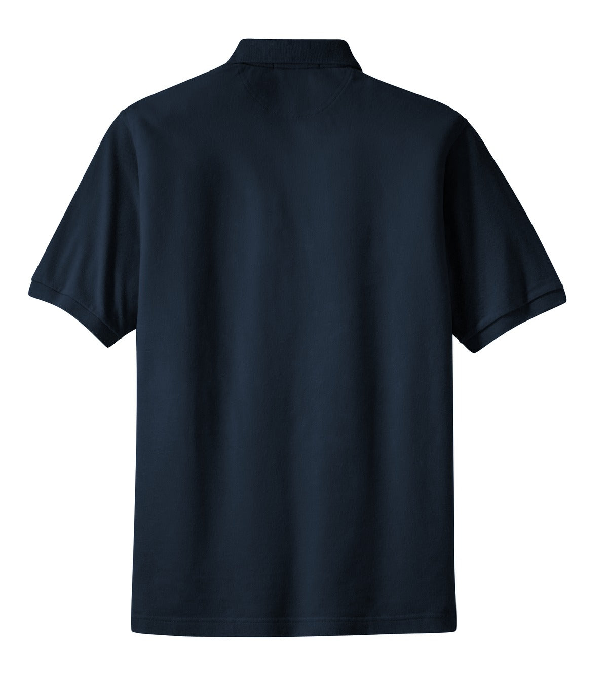 Port Authority Heavyweight Cotton Pique Polo with Pocket.  K420P Navy