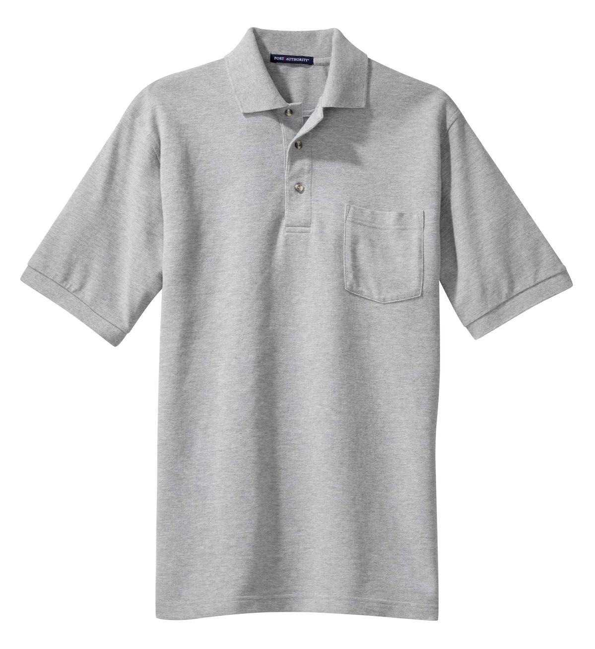 Port Authority Heavyweight Cotton Pique Polo with Pocket.  K420P Oxford