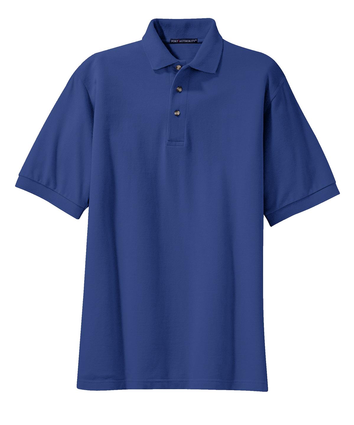 Port Authority Heavyweight Cotton Pique Polo.  K420 Royal