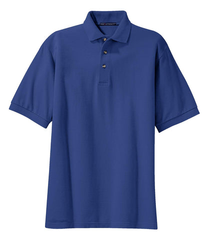 Port Authority Heavyweight Cotton Pique Polo.  K420 Royal