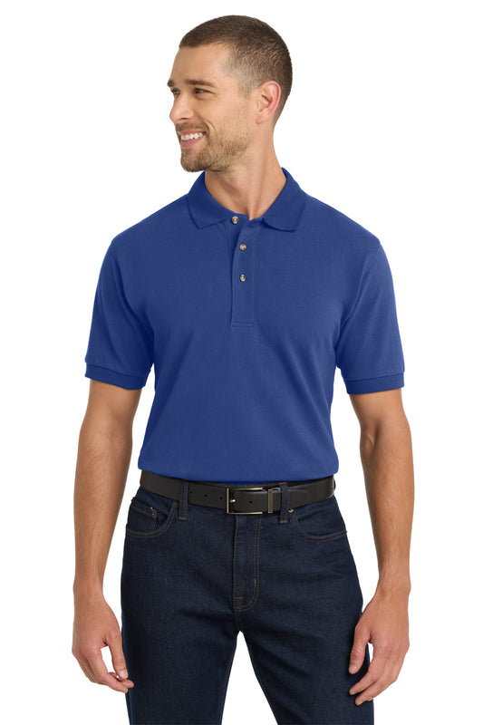 Port Authority Heavyweight Cotton Pique Polo K420 Royal