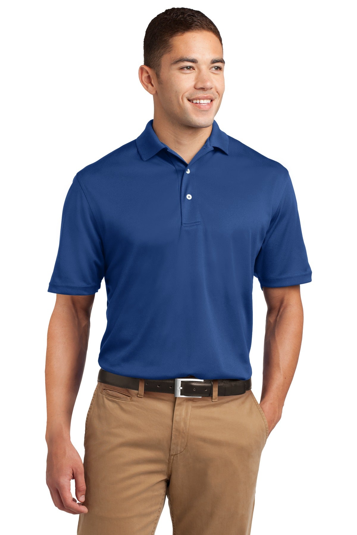Sport-Tek Dri-Mesh Polo.  K469 Royal