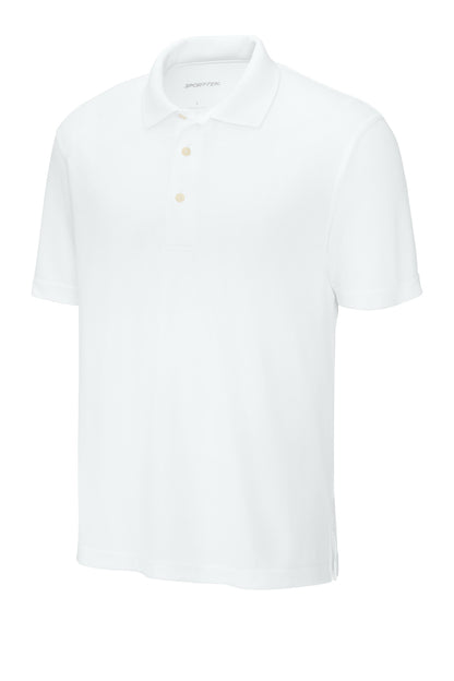 Sport-Tek Dri-Mesh Polo.  K469 White