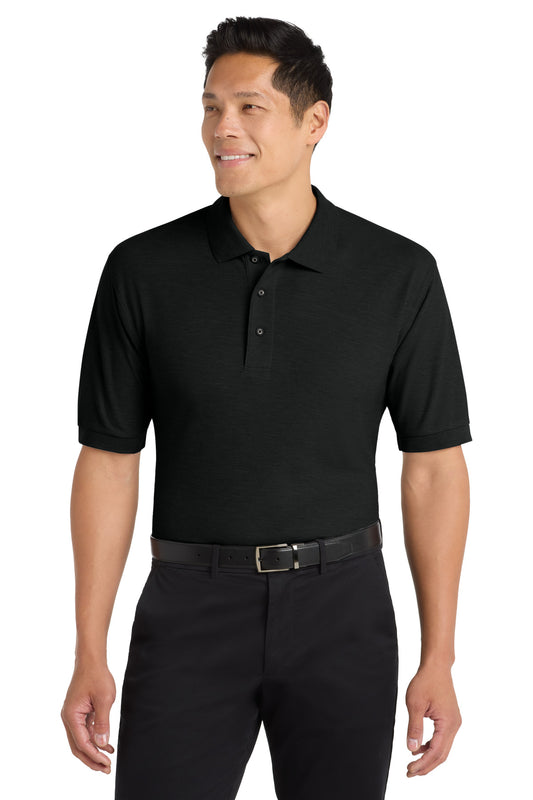 Port Authority Extended Size Silk Touch Polo K500ES Black