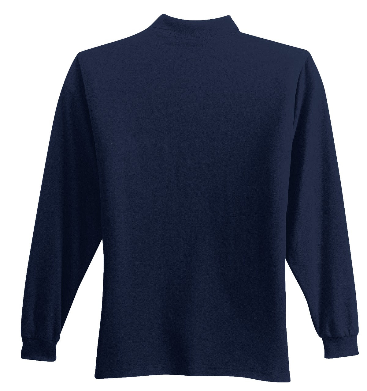 Port Authority Long Sleeve Silk Touch Polo with Pocket.  K500LSP Navy