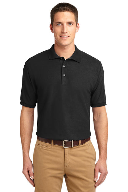 Port Authority Silk Touch Polo K500 Black