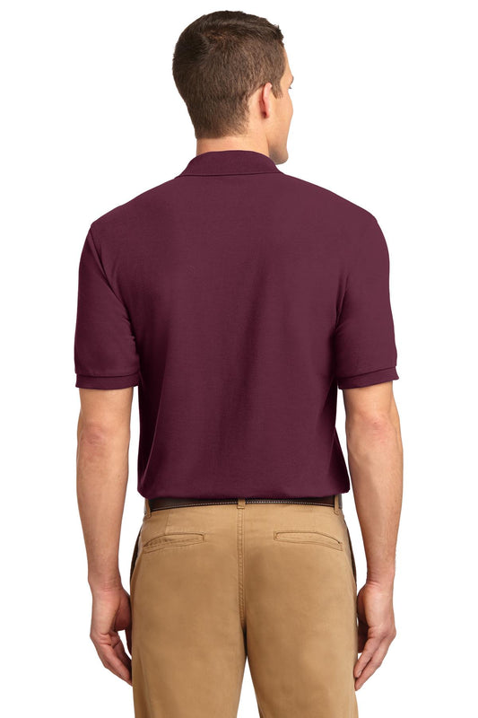 Port Authority Extended Size Silk Touch Polo K500ES Burgundy