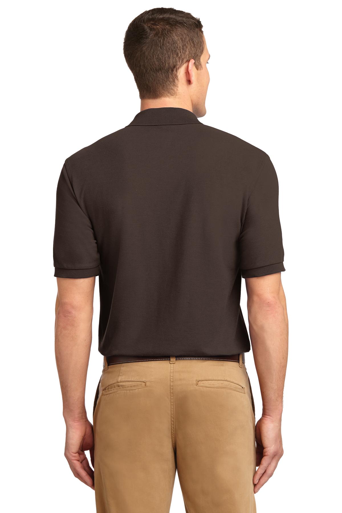 Port Authority Silk Touch Polo K500 Coffee Bean